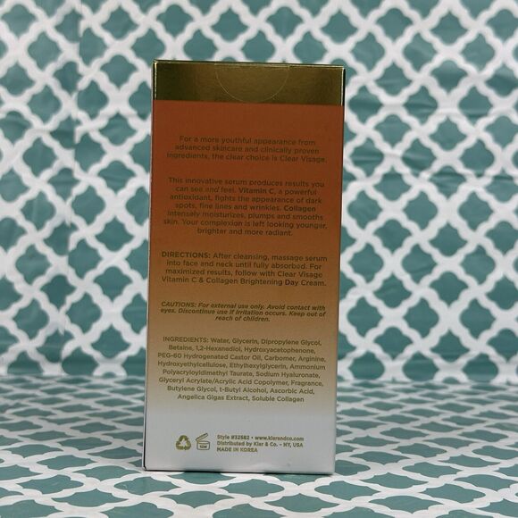 Clear Visage Vitamin C & Collagen Brightening Day Cream 1.69 fl oz - Picture 3 of 7